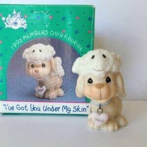 Vintage Precious Moments Dog Collectible Porcelain Figurine